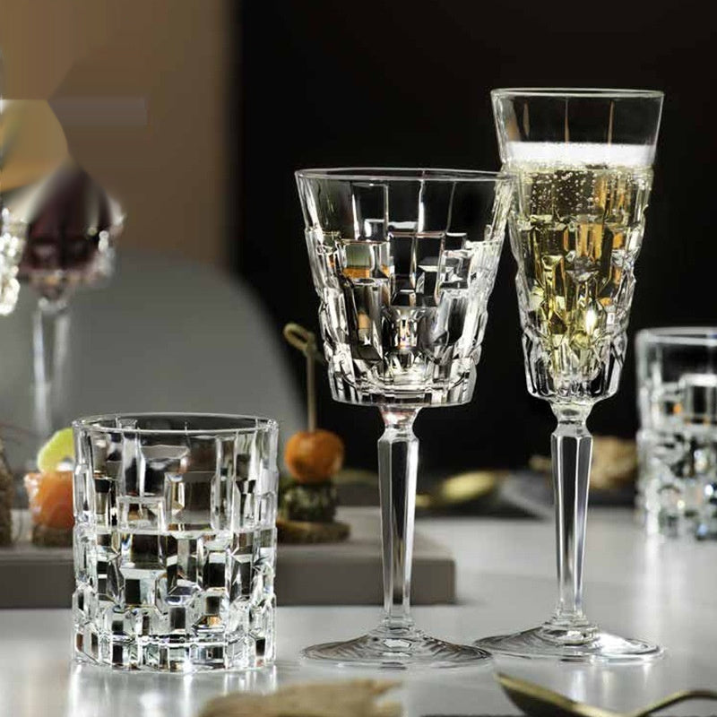 Elevate Your Wine Experience with Our Crystal Wine Glass Home Use Set
